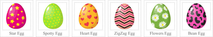 Here are the eggs you are looking for hidden on the DoorMats4You website!