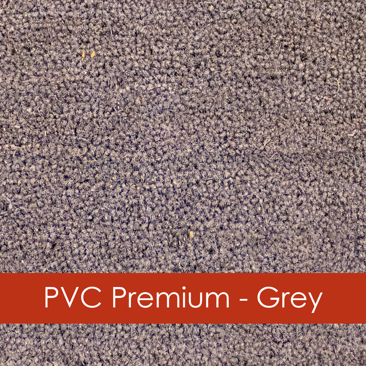 Grey PVC backed coir premium grade