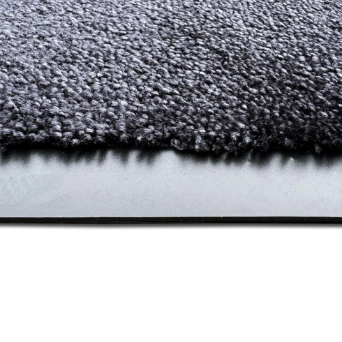 Picture of Doormats   Synthetic Mats   Synthetic Washable Mats   Rubber Edged Washable Mats    Rubber Edged Super Soft Washable Doormat - Anthra