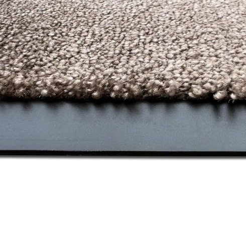 Picture of Doormats   Synthetic Mats   Synthetic Washable Mats   Rubber Edged Washable Mats    Rubber Edged Super Soft Washable Doormat - Taupe