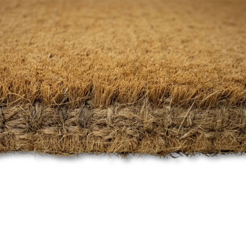 Image of Doormats   Natural Coir Mats   Plain Coir Doormats   SUPERIOR Coir Doormats - 45mm Thick   Superior Plain Coir Stitched Edge Doormat - 770mm x 470mm